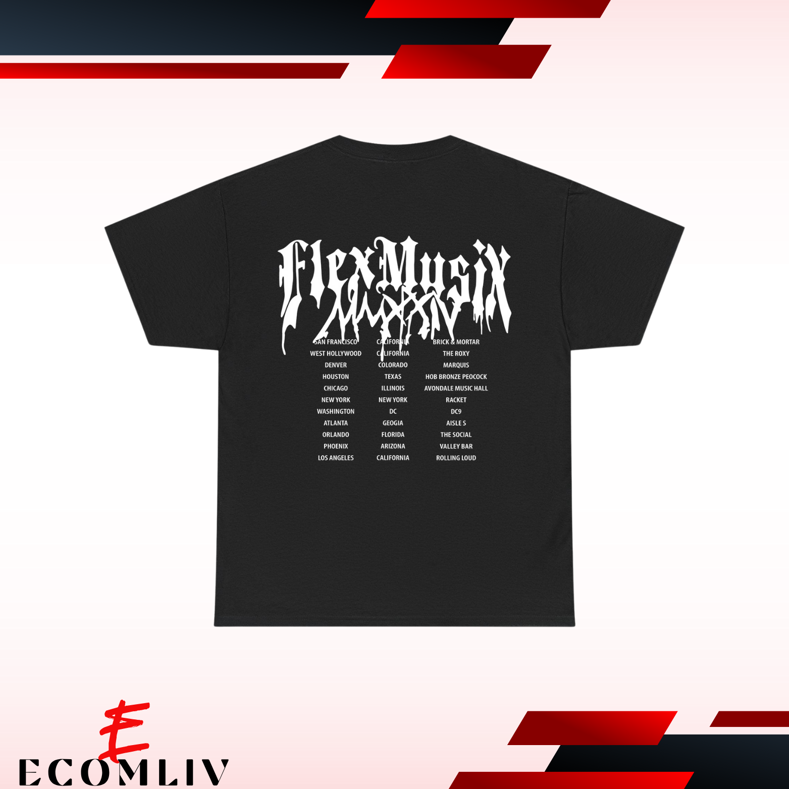 Osamason Flex Definition T-Shirt, Flex Musix Merch Tee Shirt